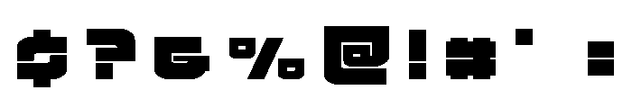 Cobalt Corsair Title Font OTHER CHARS