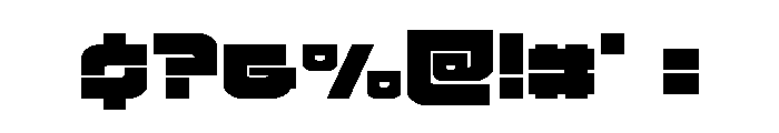 Cobalt Corsair Font OTHER CHARS