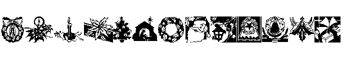 Cobb Shinn Christmas Cuts FONT
