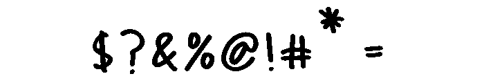 Cocktail Party Font OTHER CHARS