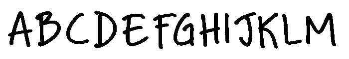 Cocktail Party Font UPPERCASE