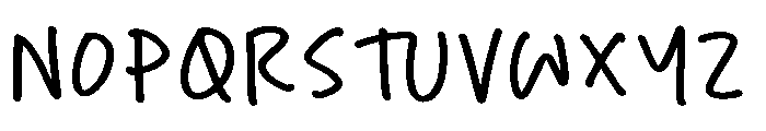 Cocktail Party Font UPPERCASE