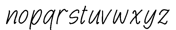 Cocktail Vibes Font LOWERCASE