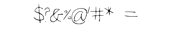 Coco_Hand Font OTHER CHARS