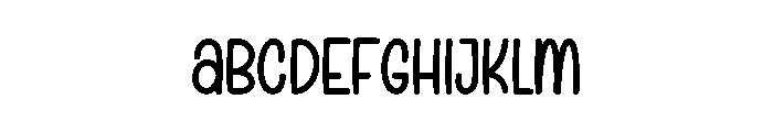 Coconut Water Font UPPERCASE