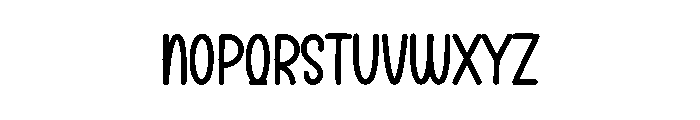 Coconut Water Font LOWERCASE