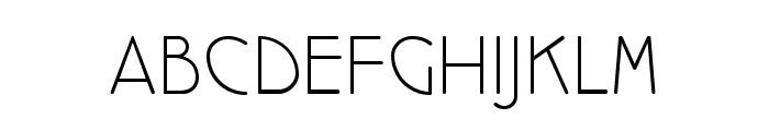 Cocotte Alternate UltraLight Font LOWERCASE