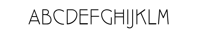 Cocotte UltraLight Font LOWERCASE