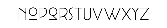 Cocotte UltraLight Font LOWERCASE