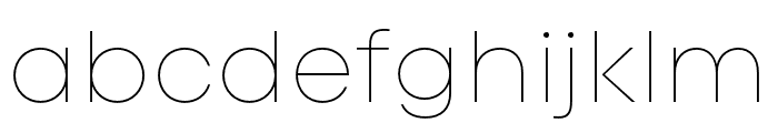Code Next-Trial Hairline Font LOWERCASE