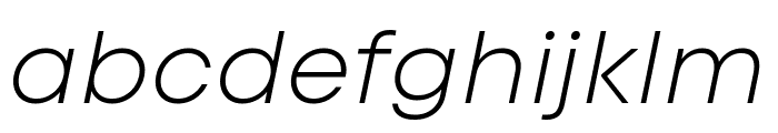 Code Next-Trial Light Italic Font LOWERCASE