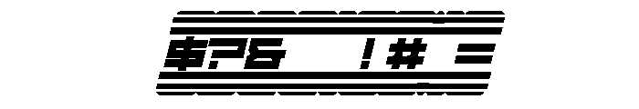 Code Red 2 Bold Italic Font OTHER CHARS