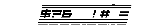 Code Red 2 Italic Font OTHER CHARS