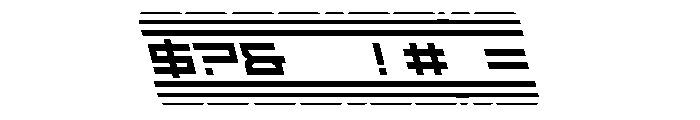 Code Red 2 Leftalic Font OTHER CHARS
