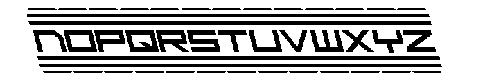 Code Red 2 Leftalic Font UPPERCASE
