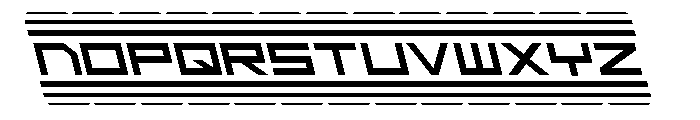 Code Red 2 Leftalic Font LOWERCASE
