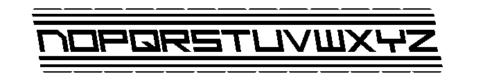 Code Red 2 Semi-Leftalic Font UPPERCASE