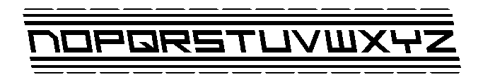 Code Red 2 Semi-Leftalic Font LOWERCASE
