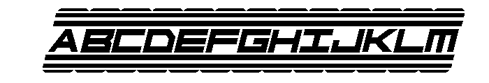 Code Red Bold Italic Font UPPERCASE