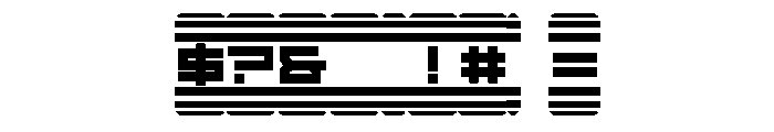 Code Red Bold Font OTHER CHARS