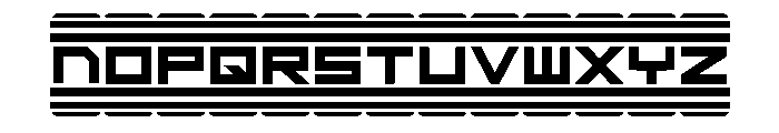 Code Red Bold Font LOWERCASE