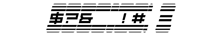 Code Red Italic Font OTHER CHARS