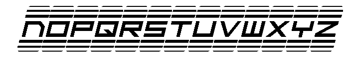 Code Red Italic Font LOWERCASE