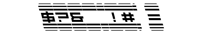 Code Red Leftalic Font OTHER CHARS