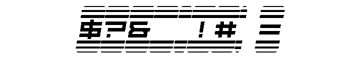 Code Red Semi-Italic Font OTHER CHARS