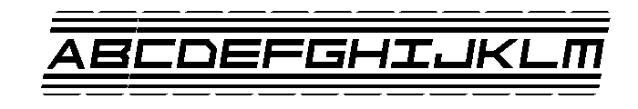 Code Red Semi-Italic Font UPPERCASE