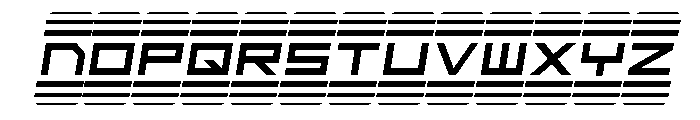 Code Red Semi-Italic Font LOWERCASE