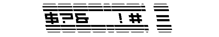 Code Red Semi-Leftalic Font OTHER CHARS