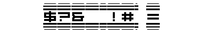 Code Red Font OTHER CHARS