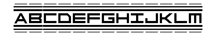 Code Red Font UPPERCASE
