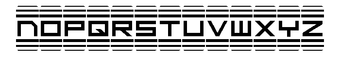 Code Red Font LOWERCASE