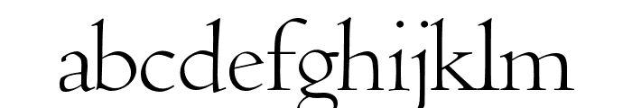 Coelacanth Display Light Font LOWERCASE