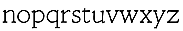Coelacanth Subcaption ExtraLight Font LOWERCASE