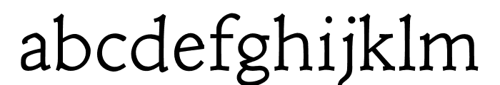 Coelacanth Subcaption Light Font LOWERCASE