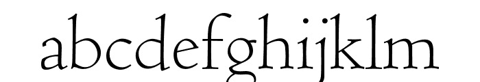Coelacanth Subheading ExtraLight Font LOWERCASE