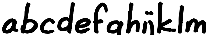 CoertSchrift-Dik Font LOWERCASE