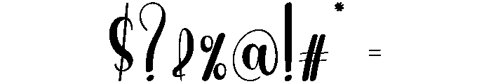 Coffee Night Font OTHER CHARS