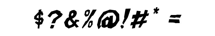 CoffeeEnema-Italic Font OTHER CHARS