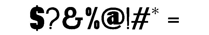 Coffie Bold Font OTHER CHARS