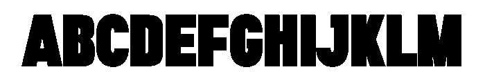 Coffie Bold Font UPPERCASE