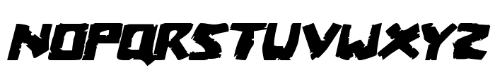 Coffin Stone Expanded Italic Font UPPERCASE