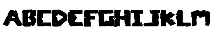 Coffin Stone Expanded Font UPPERCASE