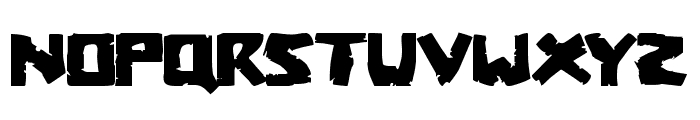 Coffin Stone Expanded Font LOWERCASE