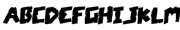 Coffin Stone Rotalic Font LOWERCASE