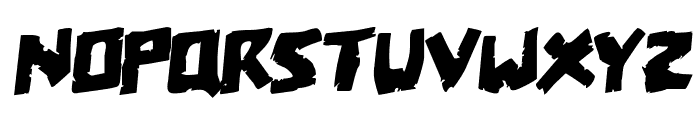 Coffin Stone Rotalic Font LOWERCASE