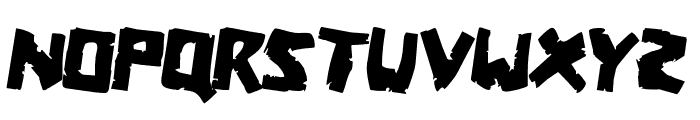 Coffin Stone Rotated 2 Font LOWERCASE